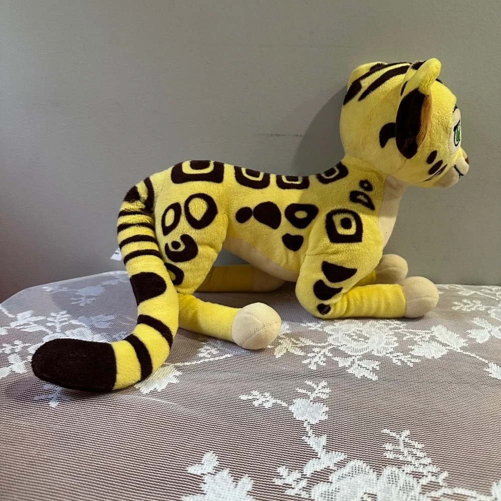 Disney Store The Lion Guard‎ Kion Plush Stuffed Animal Yellow Spotted Cub